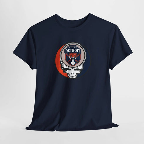 Grateful Dead - Detroit Tigers Grateful Dead Steal Your Face T-Shirt - MLB - StealieShop